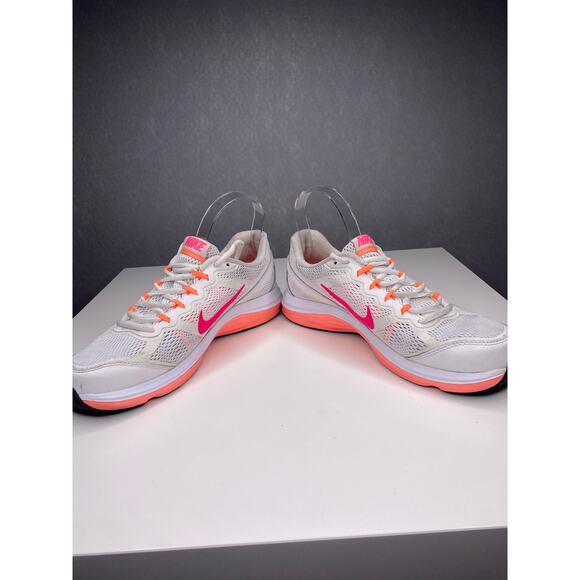 Nike Dual Fusion Run 3 Running Shoes Womens Sz 9 US 653594-100 White/Hyper Pink - Picture 11 of 14